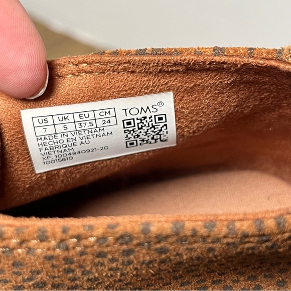 Toms Kala Suede Wedge Brown Booties Cheetah Print Ankle Boots Size 7 - Picture 9 of 11